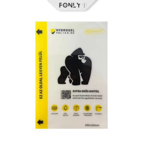 FONLYU EXTRA ERŐS ÖNGYÓGYÍTÓ HYDROGÉL KIJELZŐVÉDŐ FÓLIA (1 DB)